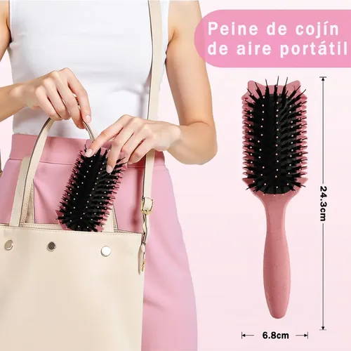 Para Bounce Curl Brush, Define El Estilo Rizado Con Un Peine