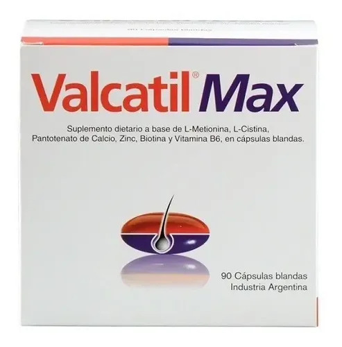 Valcatil Max Caida Del Cabello Panalab 90 Cápsulas Blandas