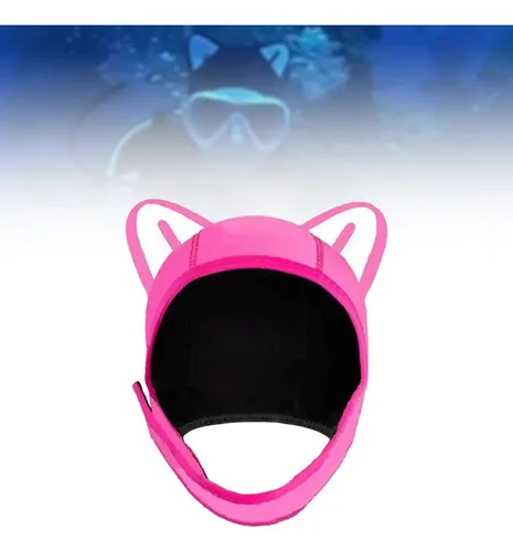 Gorro De Neopreno Para Nadar Con Correa Para La Barbilla Y L