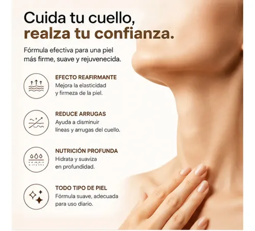 Crema Reafirmante Y Reductora De Líneas Para El Cuello 20 G