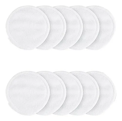 10 Almohadillas Removedoras De Algodón Lavables Y Reutilizab