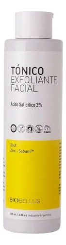 Biobellus Tónico Exfoliante Ácido Salicílico Piel Grasa Acne