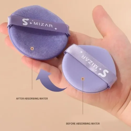 Pack De 7 Mini Esponjas Maquillaje De Rostro 2 Formas C/estu