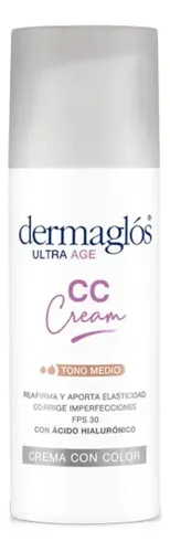Crema Dermaglós Ultra Age Cc Cream De 50ml/50g Tono Medio