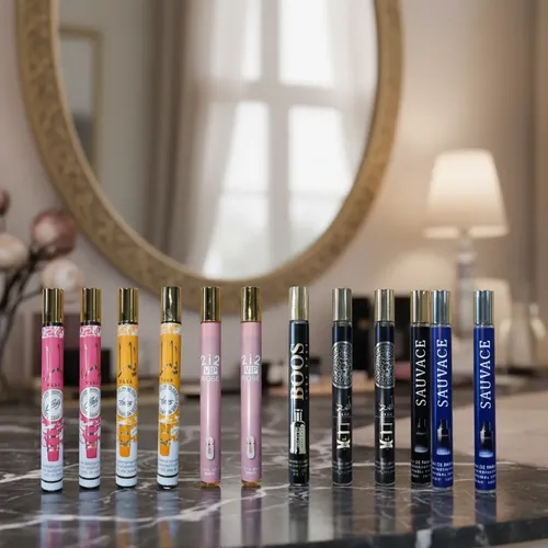 Set X12 Perfumes Tubito 3 Fragancias Hombre Y 3 De Mujer