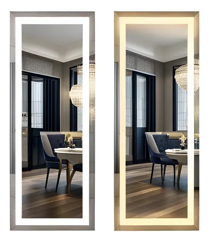 Espejo Led 120×50 Cm Rectangular Touch Envia Espejos