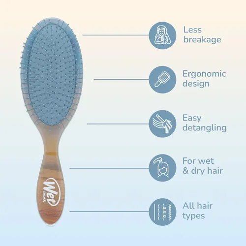 Cepillo Para Cabello Wet Brush Original Detangler Azul