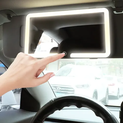 Espejo Para Visera De Auto Con 3 Modos De Luz