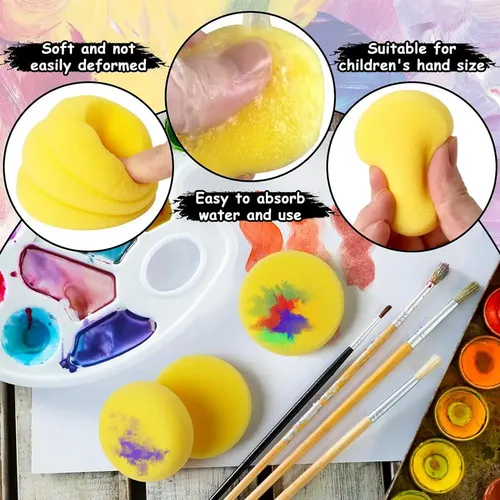 48 Piezas De Esponjas De Acuarela Para Pintura, Cerámica E I