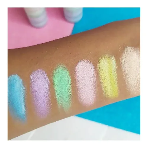Pack Pigmentos Polvos Neon Fluo Y Pastel Para Maquillaje