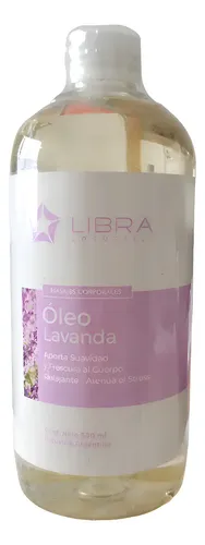 Oleo Masajes Aceite Esencial Lavanda 500ml Libra Cosmetica