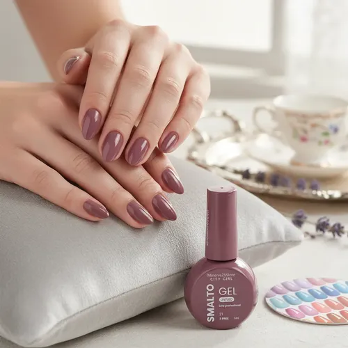 Esmalte Semipermanente De 7ml City Girl Uv/led Aprob. Anmat