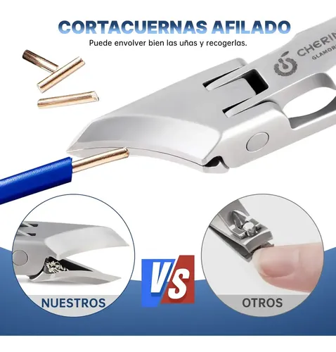Cortauñas Oblicuo Profesional Cherimoya Para Uñas Encarnadas