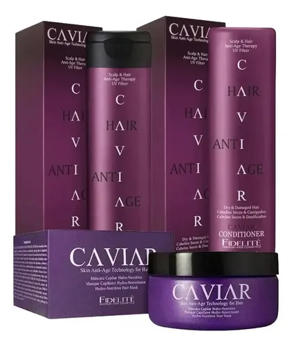 Combo Shampoo 260ml +acondicionador+mascara Capilar Fidelite