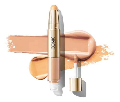 Corrector Radiante e Iluminador Líquido Iconic London, Tono Dark Fonce W7-8
