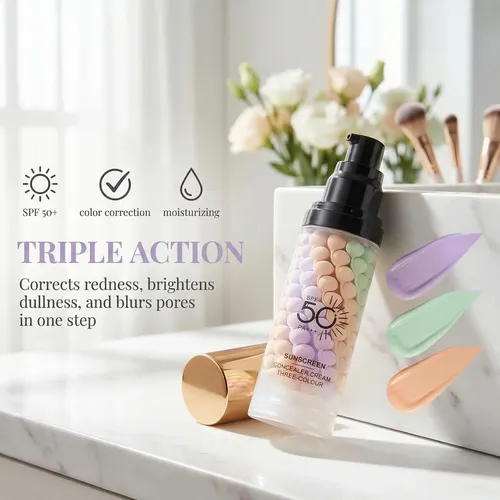 Primer Facial 3 En 1 Spf 50 Eakroo Set A