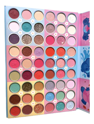 Paleta De Sombras Stitch Infantil 54 Colores Ideal Regalo