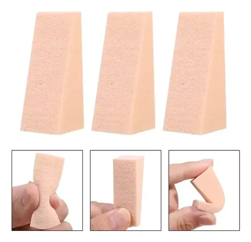 Esponjas Degrade X6 DD2 Para Uñas Decoración Color Nude