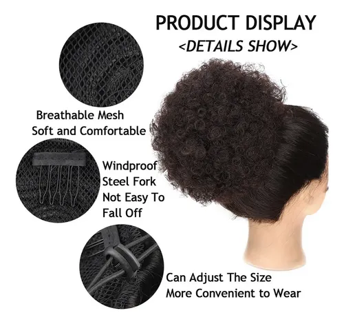 + Accesorios Para El Cabello, Moño Suelto Y Rizado, Con –