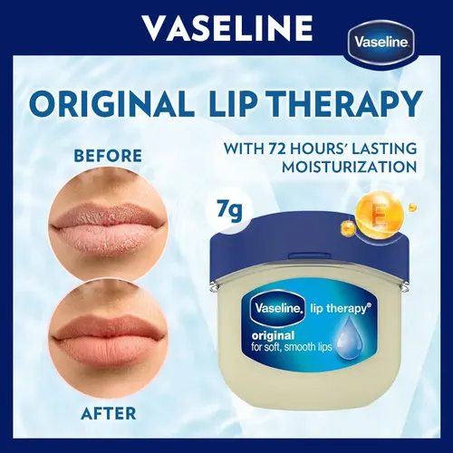 Vaseline Bálsamo Labial Original Jar 7g Importado De Corea