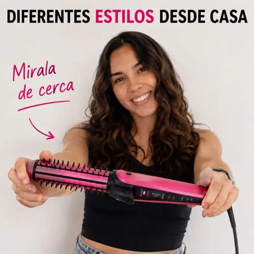 Plancha De Pelo 3 Estilos En 1 Cambio De Look En Casa