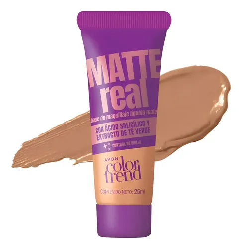Avon Base Líquida Color Trend Matte Real 20ml