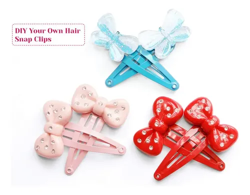 De- Pinzas Para El Pelo Snap Hair Clips Para Niñas, 80 ! –