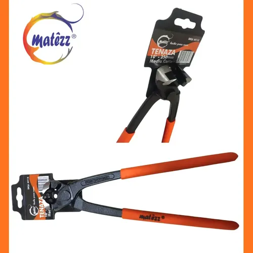 Tenaza de Medio Corte Matêzz de 10″ con Mango Antideslizante y Aislamiento Térmico