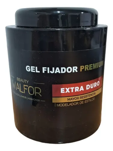 Gel Fijador Premium Beauty Walfor Extra Duro Resistencia900g