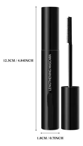 Bmáscara De Pestañas Espesa Natural De 4 Ml, Larga Y -n