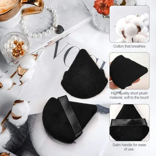 Botas Triangulares En Polvo, 9 Unidades, Para Maquillaje Fac