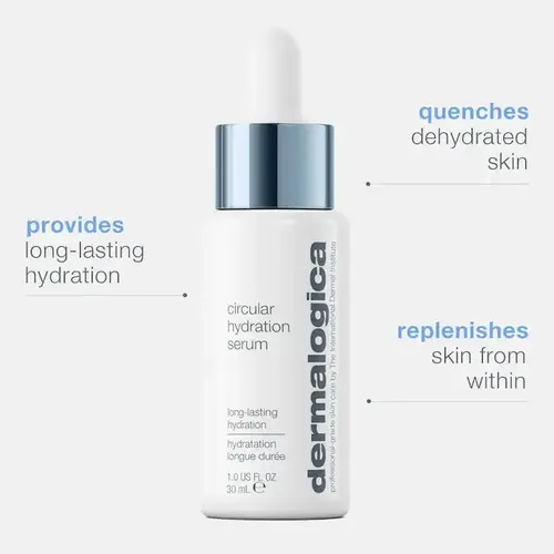 Sérum Hidratante Circular Con Ácido Hialurónico 30ml Dermalo