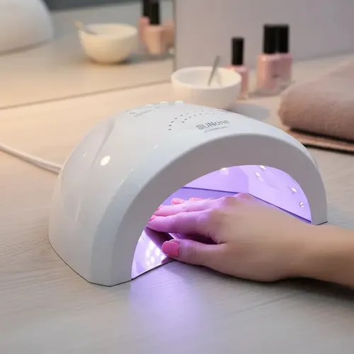 Cabina Uv/led Sun One Profesional Koryn 48w Blanco