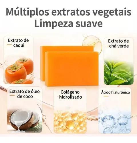Jabón En Barra X3 Naranja Para Olor Corporal