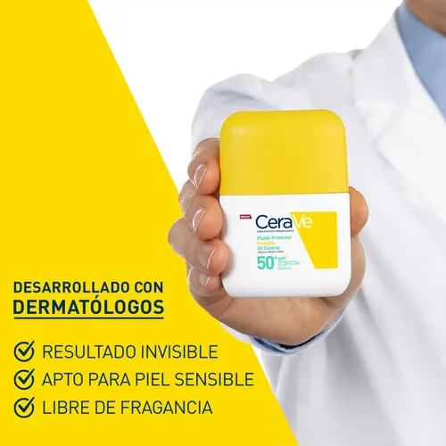 Cerave Protector Solar Fluido Invisible Oil Control Fps50