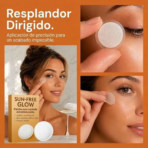 Parches Autobronceadores Sin Sol 21 Piezas Rostro Y Cuerpo