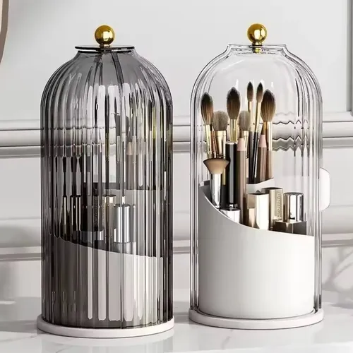 Organizador Giratorio De Brochas Maquillaje Y Skin Care