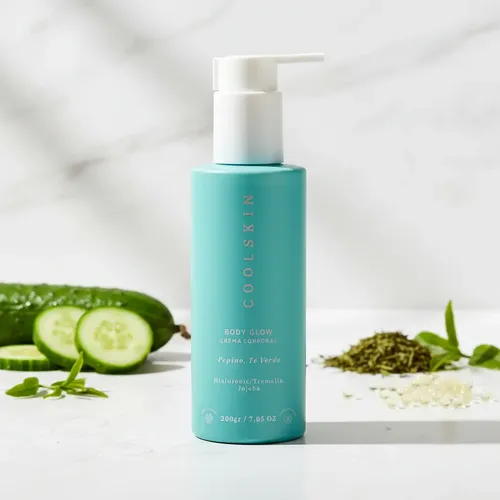 Crema Corporal Coolskin Body Glow 200ml Pepino Y Té Verde