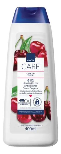 Loción Corporal Avon Care con Hidratación y Antioxidante de Cereza 400 mL