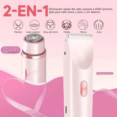 (–depiladora De Bikini Para Mujer Electrica Doble Cabeza #