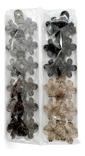 Broches Para El Pelo X6 Translucido Mujer Urbanchic 1015