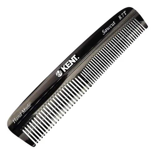 Peine Doble Para Cabello Y Barba Kent R7tg, Grafito