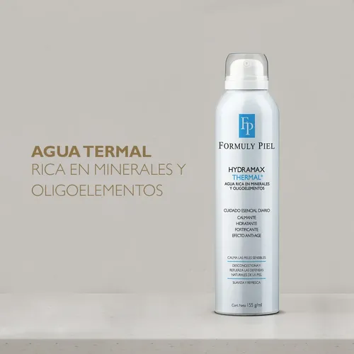 Agua Termal Hidratante | Aerosol Continuo 155ml Formuly Piel Momento de aplicación Día/Noche Tipo de piel Todo tipo de piel
