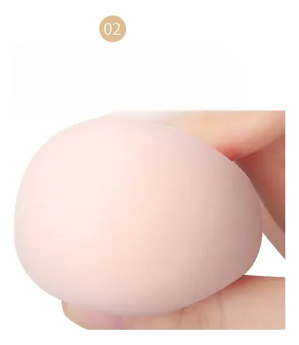 Makeup Sponge Puff Cushion Set 40pcs Taupe Assorted