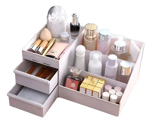 Organizador Maquillajes Escritorio O Baño Con Cajones