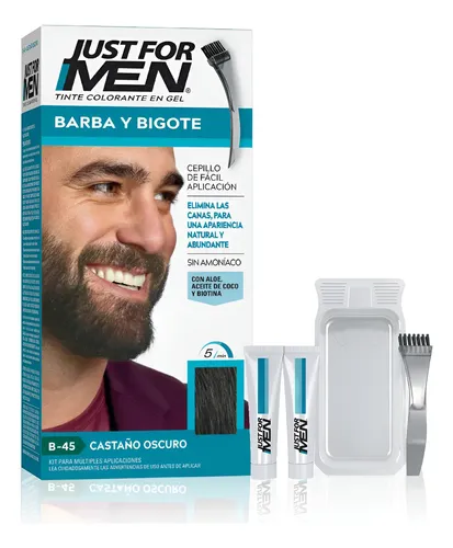 Tintura En Gel Just For Men Barba Y Bigote Varios Tonos 28ml