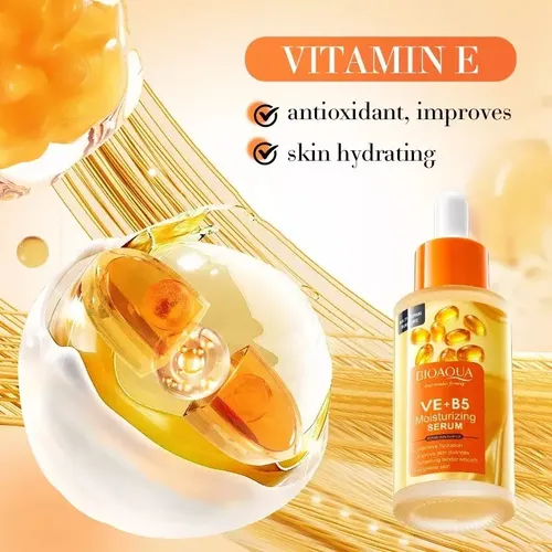 Sérum Bioaqua Ve+ B5 para Acné y Antiarrugas con Vitamina C, 40 mL