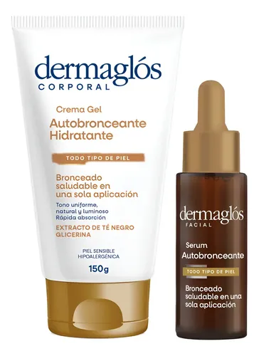 Rutina Dermaglós Facial Y Corporal Autobronceante Progresivo