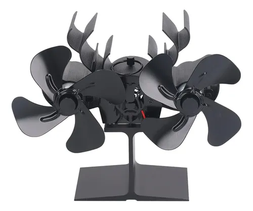 Mavaol Stove Fan, Self Powered, 8 Blades, Quiet, High