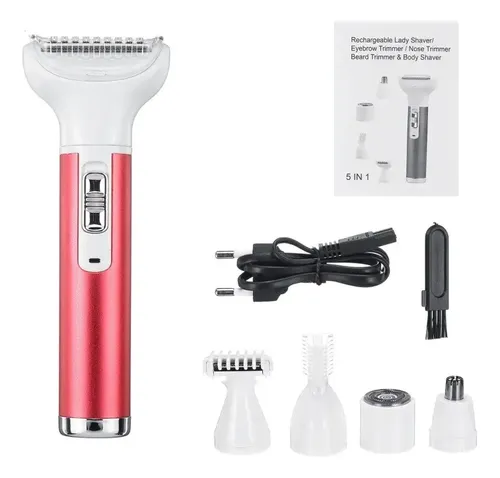 Afeitadora Mujer 5 E 1 Corta Pelo Ceja Cara Cuerpo Envio Inc